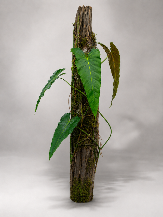 Philodendron esmeraldense x spiritu sancti als adulte Hybridpflanze