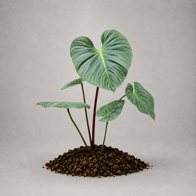 Philodendron mamei 'Green' als Jungpflanze