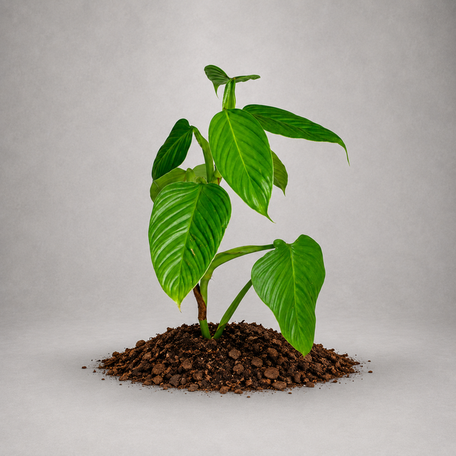 Philodendron melanoneuron als Jungpflanze