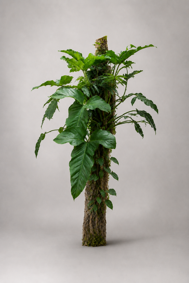 Philodendron barrosoanum 5 als adulte Pflanze mit gelappten Blättern