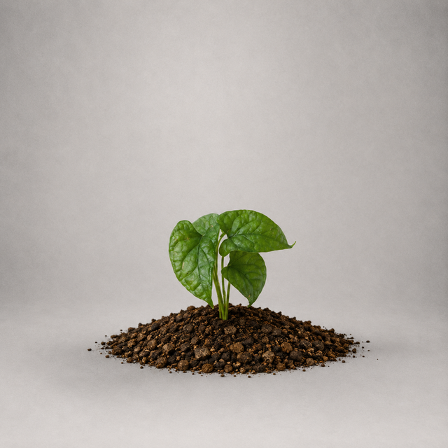 Monstera membranacea als Jungpflanze