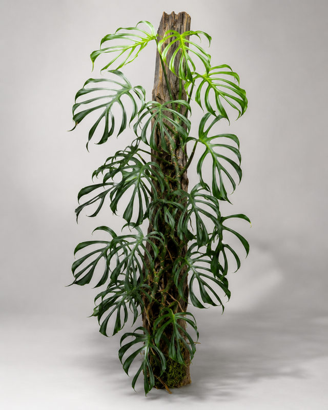 Monstera 'Burle Marx's Flame' als adulte seltene Monstera