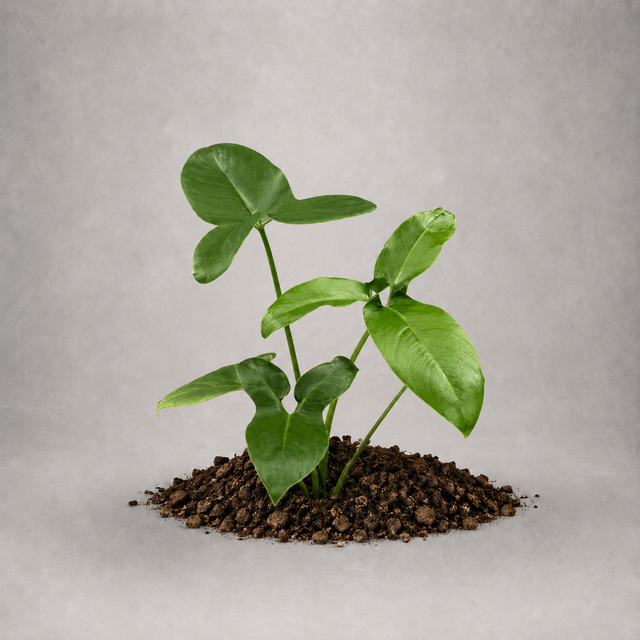 Philodendron goeldii als Jungpflanze