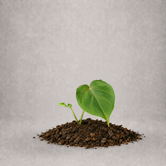 Philodendron fibrosum als Jungpflanze